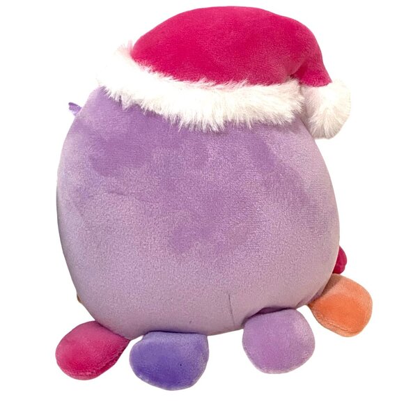 Squishmallows Christmas Santa Beula the Octopus 5" Holiday Stuffed Animal 2023 - Picture 4 of 6
